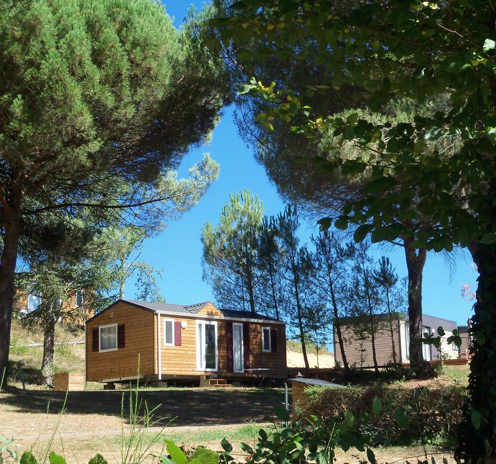 Mobil-home en location au camping le Bosquet à la Fouillade