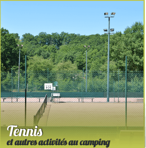 L’Aire de jeux du camping le Bosquet entre Villefranche de Rouergue et Najac